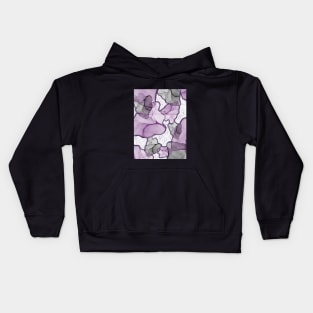 Alcohol Ink and Glitter Abstract Kids Hoodie